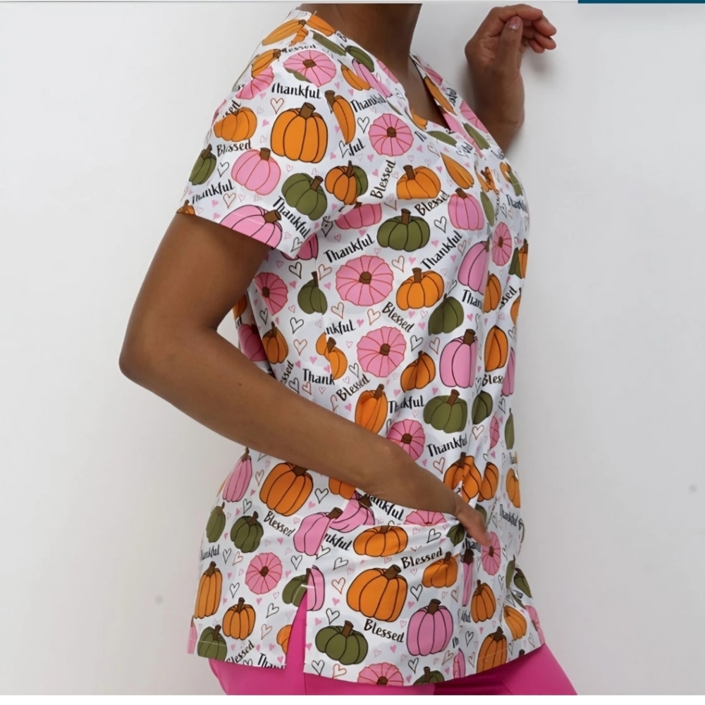 Ladies V-Neck Divine Stretch JDM Top -‎ BLESSING SEASON Size M